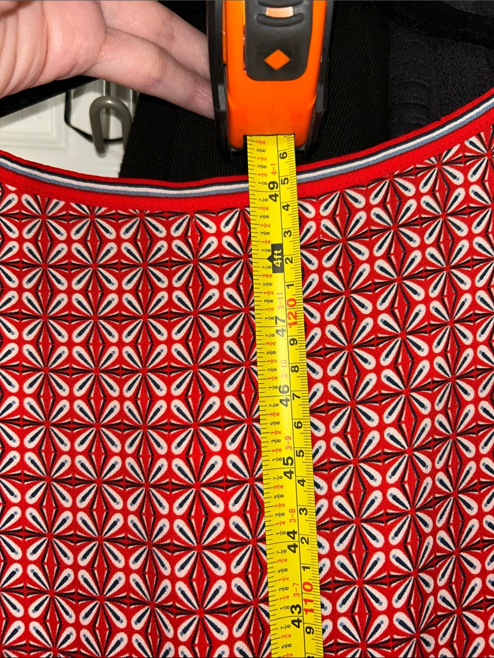 Max Studio Red Geometric Maxi Dress - Picture 7 of 10